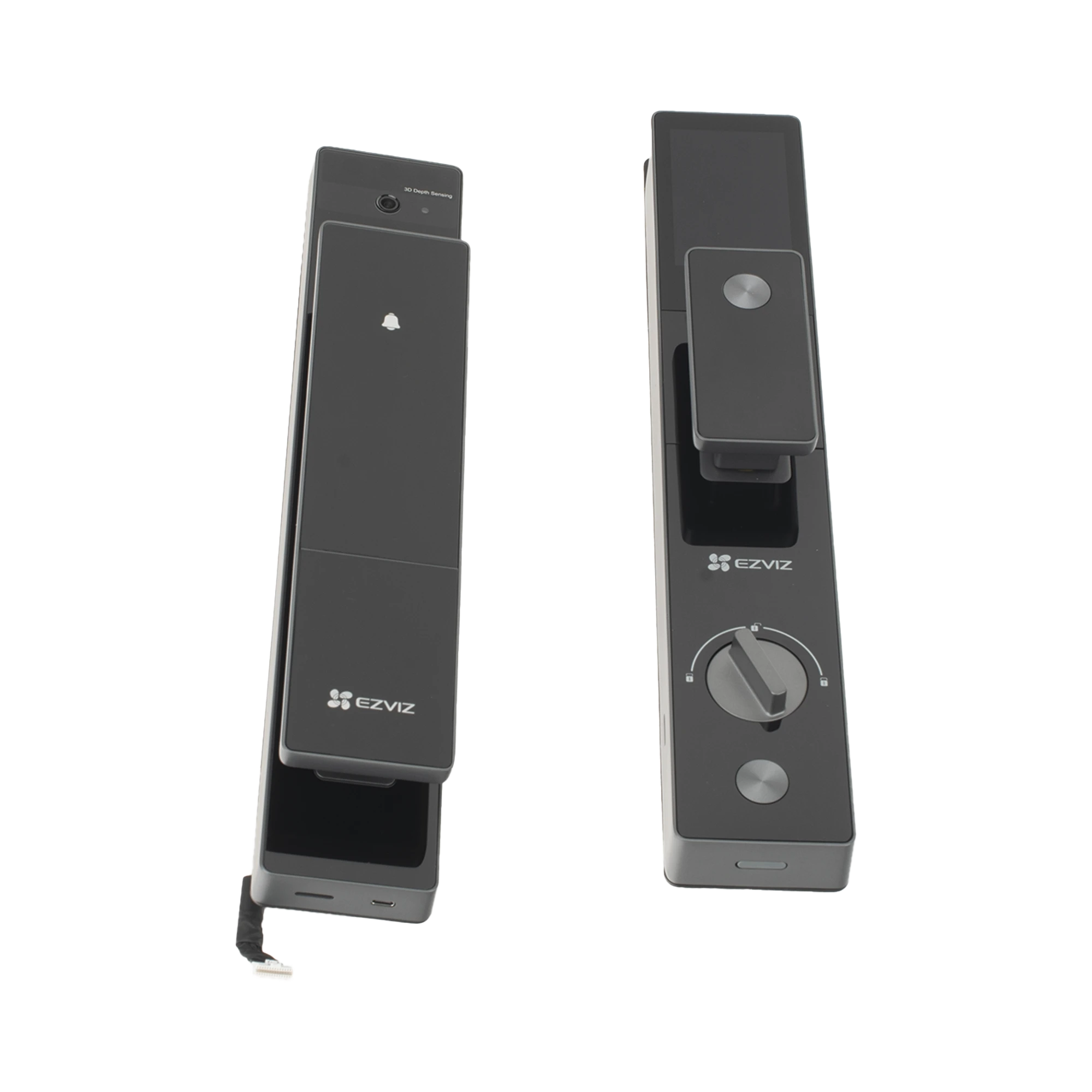 Cerrojo Inteligente de Reconocimiento Facial y Venas de Palma de Mano / 4 Pulgadas Pantalla / 5000mAh Batería Recargable / Video Llamada a la App / Wi-Fi y Bluetooth / IP52 Resistente - Imagen 2