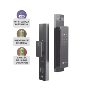 Cerrojo Inteligente de Reconocimiento Facial y Venas de Palma de Mano / 4 Pulgadas Pantalla / 5000mAh Batería Recargable / Video Llamada a la App / Wi-Fi y Bluetooth / IP52 Resistente