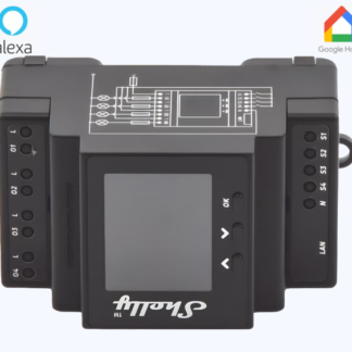 Relevador 40A inalámbrico WIFI y Ethernet / 4 canales inteligentes / 10A por canal, 110-230 V /montaje riel DIN